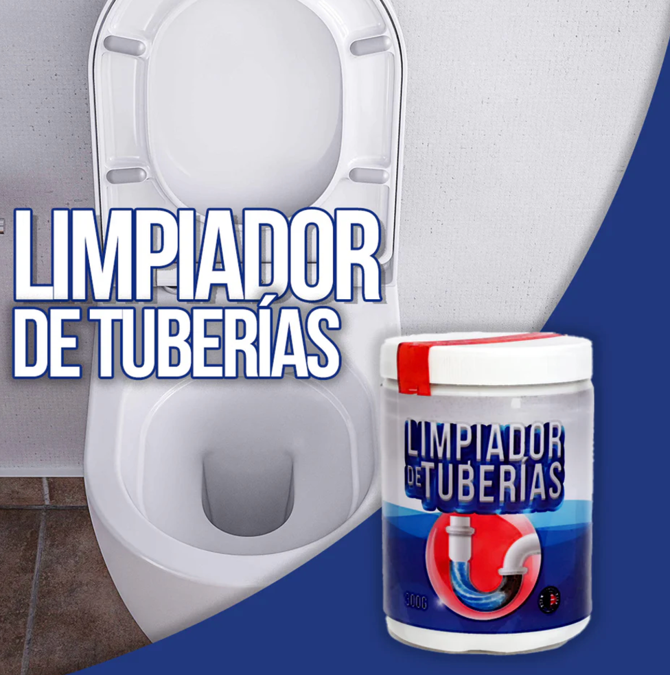 POLVO LIMPIADOR DE DRENAJE - DESTAPADOR POTENTE DE TUBERÍAS